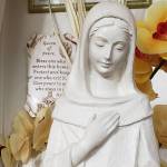 A statue of the Most Holy Mother Mary at the authors home alter in Juneau. (Photo by Gina Del Rosario)