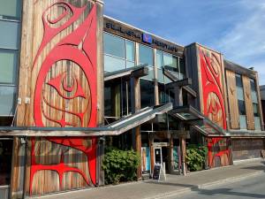 Sealaska Heritage Institute is seen in downtown Juneau on Friday. (Claire Stremple / Alaska Beacon)