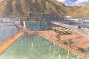 This rendering depicts Huna Totem Corp.s proposed new downtown development project that was approved for a conditional permit by the City and Borough of Juneau Planning Commission Tuesday night. (City and Borough of Juneau)