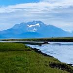 Herbert River lazily flows toward Lions Head Mountain on Aug. 5. (Photo by Denise Carroll)