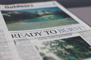 This is a photo of a feature story on a page of the Juneau Empire published on Tuesday, Aug. 21, 1995, from an archived book. (Clarise Larson / Juneau Empire)