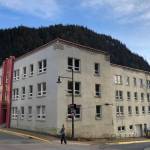 The Assembly Building is seen on Wednesday, Dec. 21, 2022, in downtown Juneau, Alaska. (Photo by James Brooks/Alaska Beacon)
