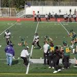 A Service High School player returns a punt deep into Juneau territory during the first quarter of Saturdays game on the Anchorages schools home field. Service scored its second touchdown a short time later to take a 15-0 lead before going on to win 54-14. (Courtesy of Juneau Huskies Football)