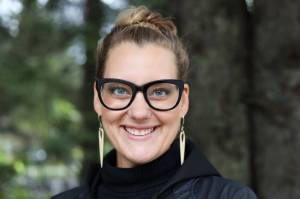 Laura Martinson McDonnell, pictured, is running as an Assembly Areawide candidate in the 2023 City and Borough of Juneau municipal election. (Clarise Larson / Juneau Empire)