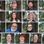 This is a photo collage of the candidates running for local office in the 2023 City and Borough of Juneau municipal election. (Clarise Larson / Juneau Empire)