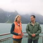 U.S. Secretary of Transportation Pete Buttigieg joined U.S. Sen. Lisa Murkowski on an Alaska state ferry on Wednesday, Aug. 16 during his first visit to Southeast Alaska. (Photo courtesy of U.S. Department of Transportation)