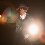 Tyquan performs an out-of-this-world show during the eighth annual GLITZ drag show at the Centennial Hall ballroom Saturday night. (Clarise Larson / Juneau Empire)