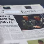 This is a photo of the front page of the Juneau Empire on Sept. 21, 2005. (Clarise Larson / Juneau Empire)