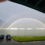 A double rainbow in Douglas on Sept. 15. (Photo by Kenneth Weimer)