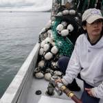 Juan Zuniga, a first-year deckhand on the Agnes Sabine, refuels the boat, Friday, June 23, 2023, in Kodiak, Alaska. For some young people who make the move to Alaskas coasts, the industry is a way to make quick money, but not a forever job. This is a pretty far place from where I live, Zuniga said. Its a very big step out of my comfort zone. (AP Photo/Joshua A. Bickel)