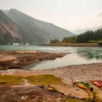An Earth Day message posted on Facebook this spring by the University of Alaska Southeast refers to environmental stewardship and climate change activities, including these kayaks used for an oceanography course during the summer of 2019. (Courtesy of the University of Alaska Southeast)