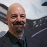 Derek Bos of Colorado smiles for a photo Thursday evening outside of City Hall. Bos is one of two finalists seeking the chief position at the Juneau Police Department. (Clarise Larson / Juneau Empire)