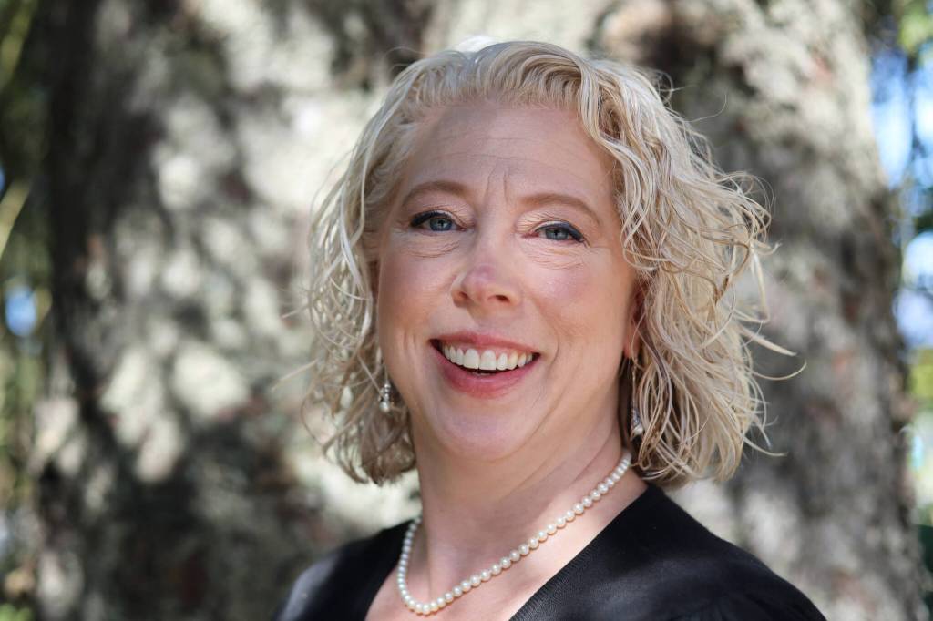 Britteny Cioni-Haywood, pictured, is running as a Juneau Board of Education candidate in the 2023 City and Borough of Juneau municipal election. (Clarise Larson / Juneau Empire)