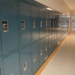 An empty hallway at Juneau-Douglas High School: Yadaa.at Kalé on July 20, 2022. (Photo by Lisa Phu/Alaska Beacon)