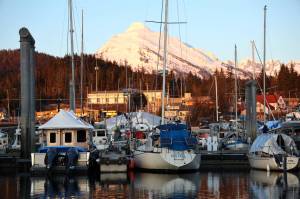 Boats berth at Don D. Statter Harbor in February. On Wednesday evening the City and Borough of Juneaus Docks and Harbors Board OKd a 9% increase to all docks and harbors fees with one exception. (Clarise Larson / Juneau Empire)