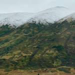 A snow-capped mountain in Seward on Sept. 20. (Photo by Denise Carroll)