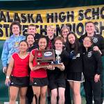 Juneaus high school tennis team finished second overall in the ASAA Alaska State Tennis Championship that ended Saturday in Anchorage. (Photo courtesy of Mona Mametsuka)