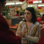 Tallie Medel, playing the character Becky, talks to her girlfriends grandfather in a publicity still from a scene from the movie Everything Everywhere All at Once, which took home a total of seven Oscars this year, including best picture. (Courtesy of A24)