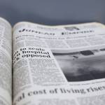 This is a photo of the front page of the Juneau Empire on Oct. 14, 1985. (Clarise Larson / Juneau Empire)