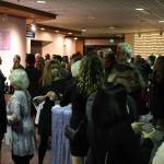 Meredith Jordan/ Juneau Empire
Attendees gather at the Greater Juneau Chamber of Commerce annual gala, with this years theme being Under the Sea: A Celebration of Ocean Industries, at Centennial Hall on Saturday night.