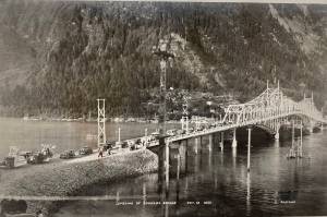 Photographer Ed Andrews captures the celebration dedicating the completed Douglas Bridge on Oct. 13, 1935. (Alaska State Library PC01-4128)