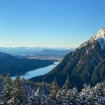 A view of Juneau is seen from Mt. Roberts on Nov. 1, 2022. (Claire Stremple/Alaska Beacon)