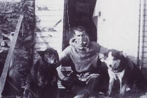 Scientist/explorer Ernest Leffingwell spent nine winters on Flaxman Island off Alaskas northern coast. (Photo from the book Conquering the Arctic ice, by Ejnar Mikkelsen)