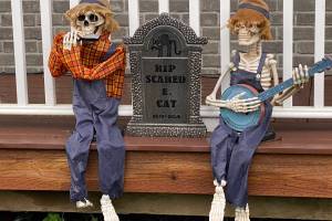 Just strumming along in the downtown flats area on Oct. 19. (Photo by Denise Carroll)