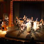 Meredith Jordan/ Juneau Empire
Theatre in the Rough, staging Cabaret with a cast of 17 and a large band, fills the stage at McPhetres Hall during a rehearsal Monday night. The show opens Friday, Nov. 17, and runs through Dec. 10.