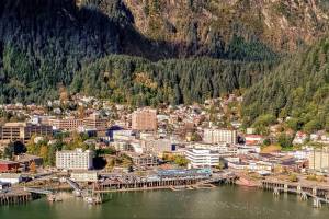 A photo of Juneau featured on the front cover of this years annual Economic Indicators and Outlook by the Juneau Economic Development Council. (Juneau Economic Development Council)