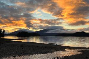 Sunrise at Auke Rec on Nov. 12. (Photo by Joe Orsi)