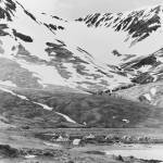 This photo provided by the Library of Congress shows the village of Attu, Alaska, in June 1937. Gregory Golodoff, who was 3 years old when his remote Alaska island was captured by Japanese troops and who became the last survivor among its 41 residents sent to Japan as prisoners, died Nov. 17, 2023. The island of Attu in the Aleutian chain was one of just a few U.S. territories taken by enemy forces during the war, and the American effort to reclaim it amid frigid rain, dense fog and hurricane-force winds was the only battle of the war fought on North American soil. (Courtesy of Library of Congress via AP)
