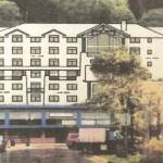 An illustration shows the conceptual design for Gastineau Lodge Apartments in downtown Juneau, which the projects applicant hopes will be ready for occupancy by the summer of 2025. (Image from documents submitted to the Juneau Planning Commission)