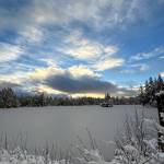 Afternoon skies at Mendenhall Campground on Dec. 16. (Photo by Deborah Rudis)