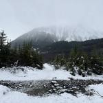 A slippery rock stream crossing along the Nugget Falls Trail on Dec. 24. (Photo by Deana Barajas)