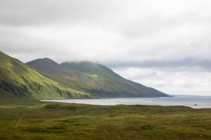 Massacre Bay at Attu. the westernmost of Alaskas Aleutian Island, is seen on Aug. 23. 2017. Waters around the Aleutian Islands recorded their highest winter temperatures since 1900, according to an annual ecosystem status report issued by the National Oceanic and Atmospheric Administrations Fisheries Service. (Photo by Lisa Hupp/U.S. Fish and Wildlife Service)