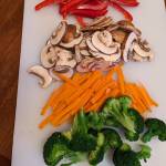 Properly cutting vegetables differently to maximize their flavor and texture. (Photo by Patricia Schied)