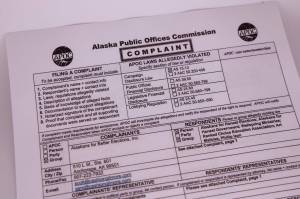 A complaint filed July 3, 2023, with the Alaska Public Offices Commission accuses advocates of repealing the states open primary elections and ranked choice voting of violating numerous campaign disclosure laws. (Clarise Larson / Juneau Empire file photo)