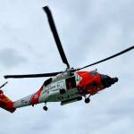 A U.S. Coast Guard helicopter on duty in Southeast Alaska. (Photo by the U.S. Coast Guard)