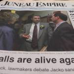 The front page of the Juneau Empire on Jan. 10, 1994. (Mark Sabbatini / Juneau Empire)