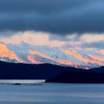 Sunrise on the Chilkat Range on Jan. 6. (Photo by Denise Carroll)