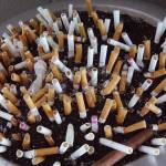 Cigarette butts are crammed into an ashtray outside one of the Atlanta office buildings used by the U.S. Centers for Disease Control and Prevention. The photo was taken in 2009, prior to the area becoming tobacco-free. In Alaska, the states anti-tobacco program has helped resident quit smoking or using smokeless tobacco or electronic cigarettes. (Photo by Dr. Oscar Tarragó/Division of Toxicology and Environmental Medicine/U.S. Centers for Disease Control and Prevention)