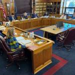 The Alaska House Finance Committee is seen on Thursday. (Photo by James Brooks/Alaska Beacon)