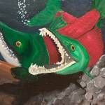 Joslyn Ungers winning submission to the 2023 Alaska Fish Heritage Award, part of the Wildlife Forever Fish Art Contest. (Courtesy U.S. Forest Service)