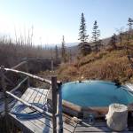 Tolovana Hot Springs is located in Interior Alaska, not far from Fairbanks. (Photo by Ned Rozell)