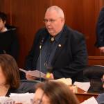 Rep. Tom McKay, R-Anchorage, speaks in favor of House Bill 143 on Friday. (Photo by James Brooks/Alaska Beacon)