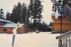 As a teenager, shooting hoops was a major stress reliever for the author. (Photo courtesy of Jeff Lund)