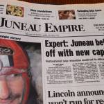 The front page of the Juneau Empire on Feb. 26, 2004. (Mark Sabbatini / Juneau Empire)