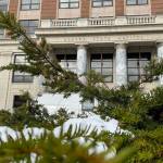 The Alaska State Capitol is seen on Wednesday, March 7. (James Brooks/Alaska Beacon)