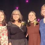 AWAREs 2024 Women of Distinction are, from left to right, Lori Grassgreen, Nikki Love, Lisa Daugherty and Debbie Fagnant. (Photo courtesy of AWARE)